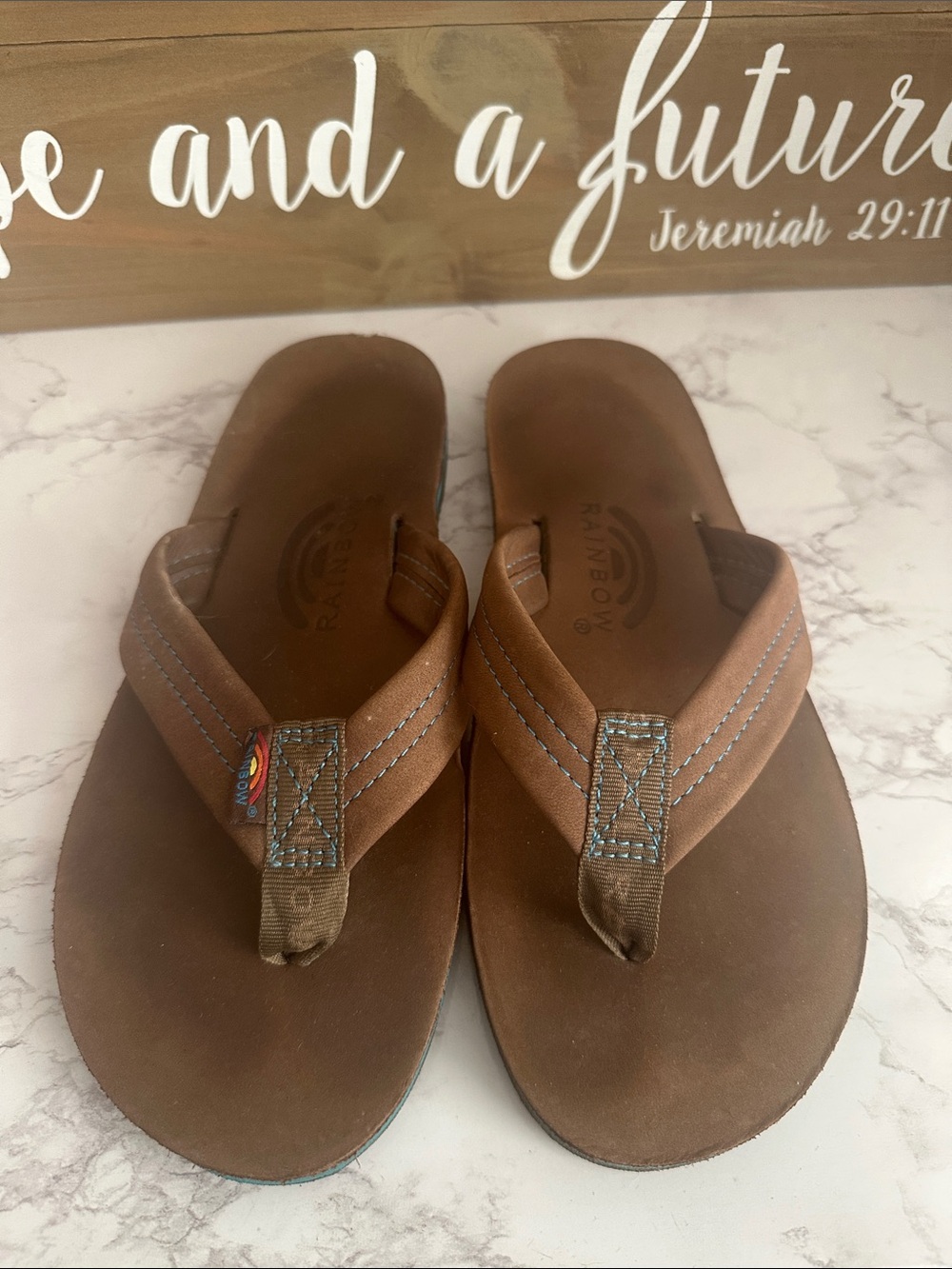 Rainbow Men’s Sandals Premier Blues Sz 7.5-8.5